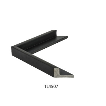 Modern Simple Wood Finish Black Floater Frame